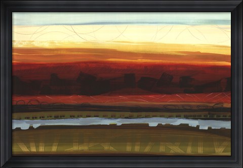 Framed Skyline Symmetry - detail Print