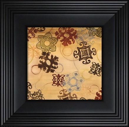 Framed Cheerful Greeting Square II - petite Print