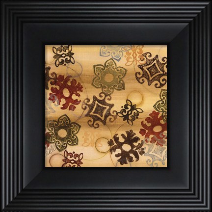 Framed Cheerful Greeting Square I - petite Print