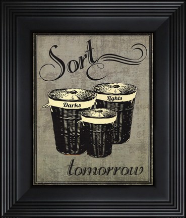 Framed Sort - mini Print