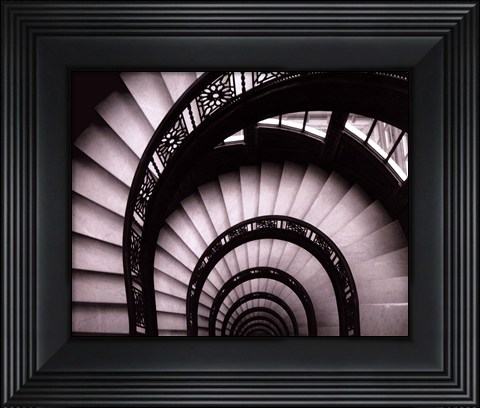 Framed Rookery Stairwell - mini Print