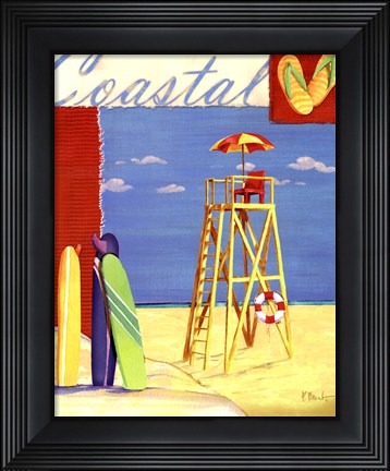 Framed Lifeguard Collage IV Print