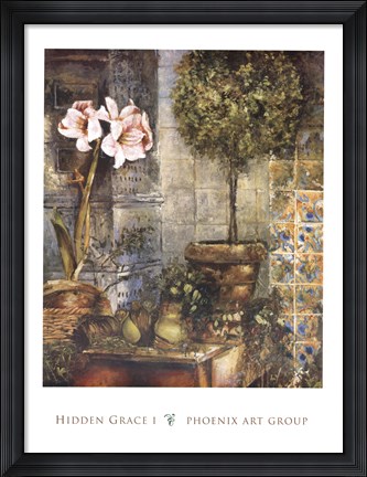 Framed Hidden Grace I Print