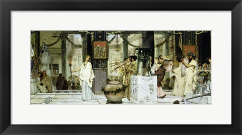 Framed Vintage Festival in Ancient Rome, 1871 Print