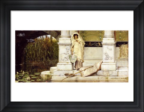 Framed Roman Fisher Girl, 1873 (oil on panel) Print