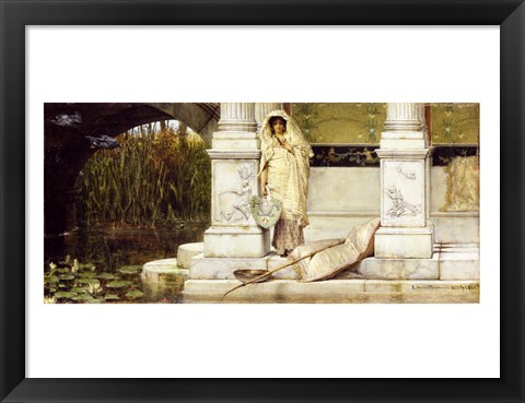 Framed Roman Fisher Girl, 1873 (oil on panel) Print