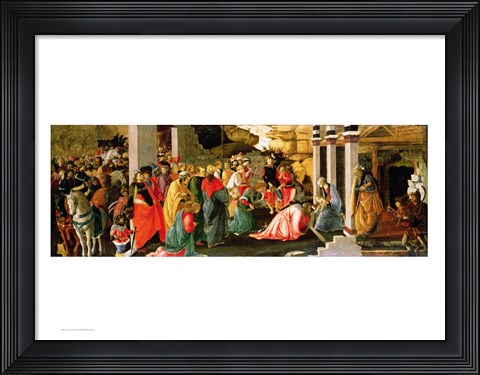 Framed Adoration of the Magi, c.1470 Print