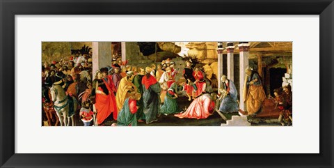 Framed Adoration of the Magi, c.1470 Print