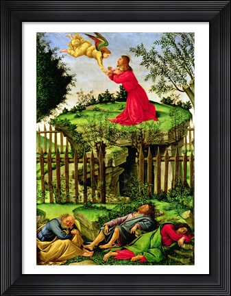 Framed Agony in the Garden, c.1500 Print