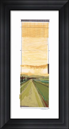 Framed Pasture of Light I Print