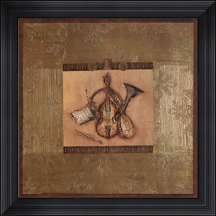 Framed Classical Instrument II Print
