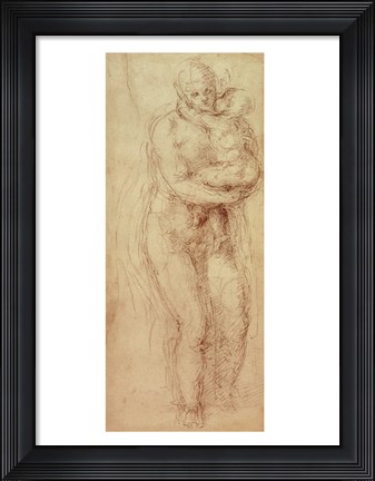 Framed Madonna and Child Print