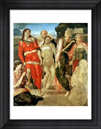 Framed Entombment Print