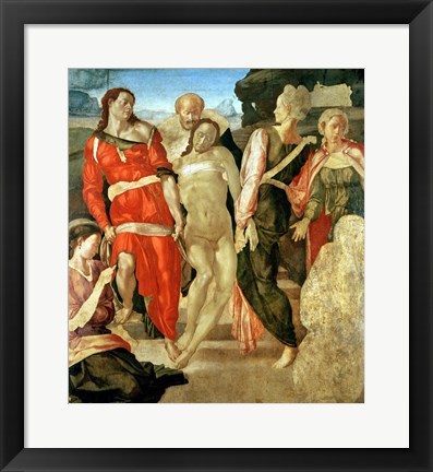 Framed Entombment Print