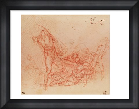 Framed Resurrection of Christ, c.1536-38 Print
