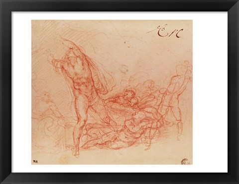 Framed Resurrection of Christ, c.1536-38 Print