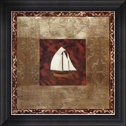 Framed Sailboat I Print
