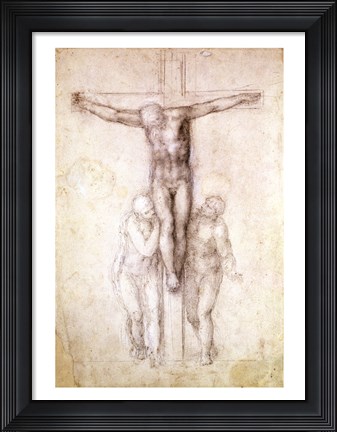 Framed Studies of hands and an arm Print