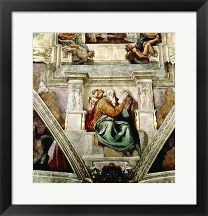 Framed Sistine Chapel Ceiling, 1508-12 Print