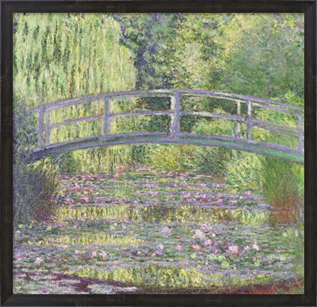 Framed Waterlily Pond: Green Harmony, 1899 Print