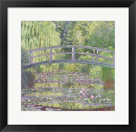 Framed Waterlily Pond: Green Harmony, 1899 Print