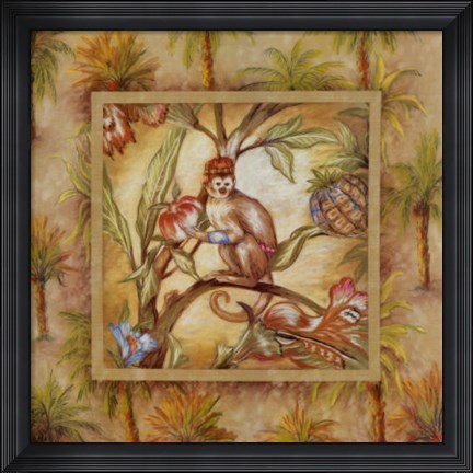 Framed Monkey II Print