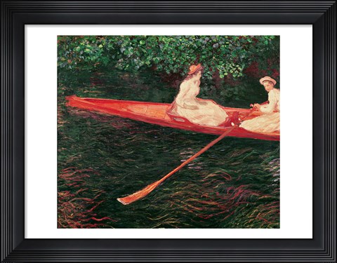 Framed Boating on the Epte, c.1890 Print