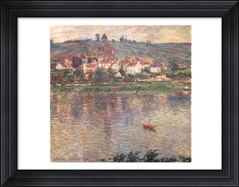 Framed Vetheuil, 1901 Print