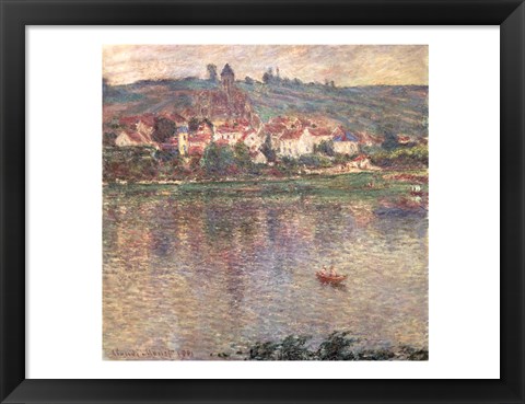 Framed Vetheuil, 1901 Print