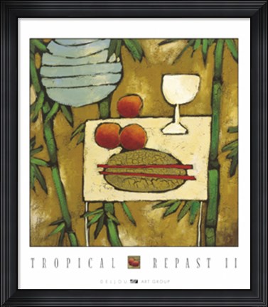 Framed Tropical Repast II Print