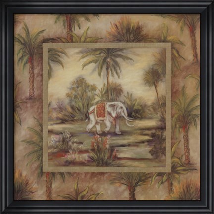 Framed Elephants I Print