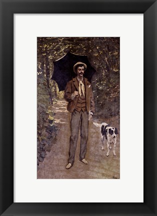 Framed Man with an Umbrella, c.1868-69 Print