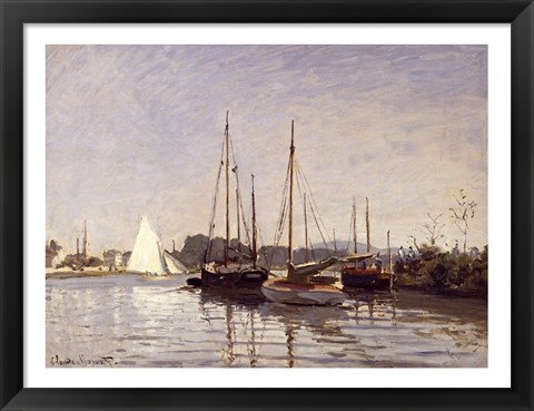 Framed Pleasure Boats, Argenteuil, c.1872-3 Print