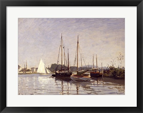 Framed Pleasure Boats, Argenteuil, c.1872-3 Print