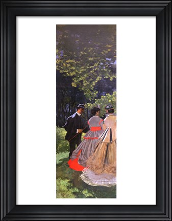 Framed Dejeuner sur L&#39;Herbe, Chailly, 1865-66 Print