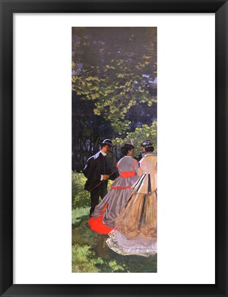 Framed Dejeuner sur L&#39;Herbe, Chailly, 1865-66 Print