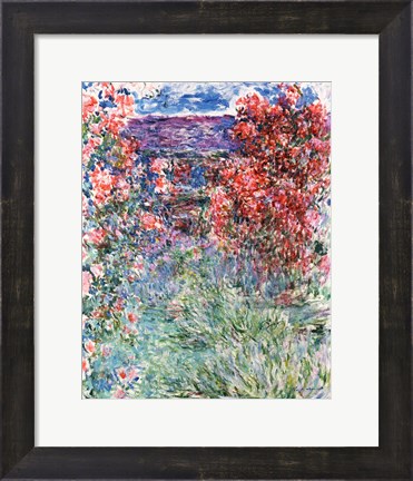 Framed House at Giverny under the Roses, 1925 Print