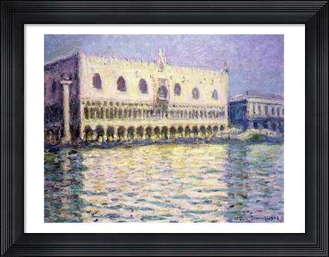Framed Ducal Palace, Venice, 1908 Print