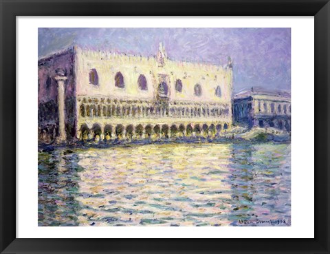 Framed Ducal Palace, Venice, 1908 Print