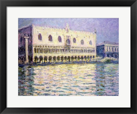 Framed Ducal Palace, Venice, 1908 Print