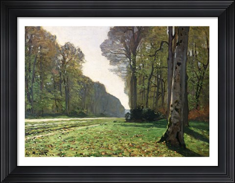Framed Road to Bas-Breau, Fontainebleau (Le Pave de Chailly), c.1865 Print