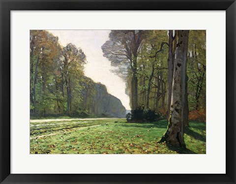 Framed Road to Bas-Breau, Fontainebleau (Le Pave de Chailly), c.1865 Print