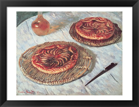 Framed Fruit Tarts, 1882 Print