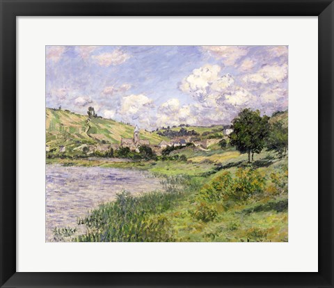 Framed Landscape, Vetheuil, 1879 Print