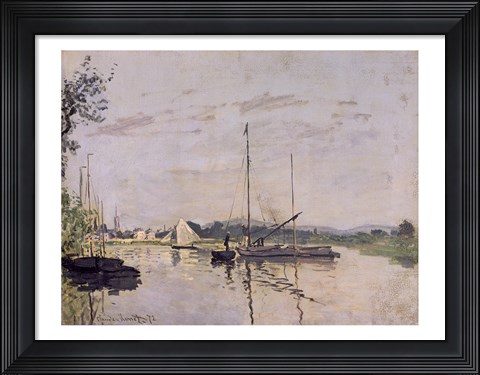 Framed Argenteuil, 1872 Print
