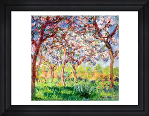 Framed Printemps a Giverny, 1903 Print