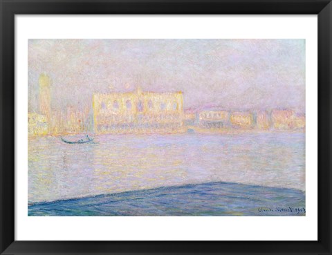 Framed Ducal Palace from San Giorgio, 1908 Print