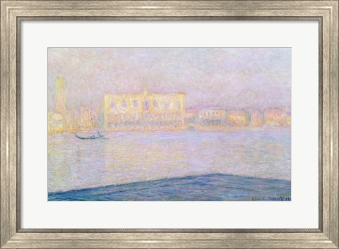 Framed Ducal Palace from San Giorgio, 1908 Print