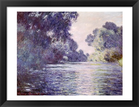 Framed Branch of the Seine near Giverny, 1897 detail Print