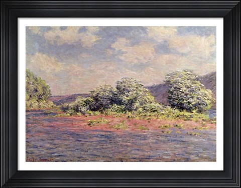 Framed Seine at Port-Villez, c.1890 Print